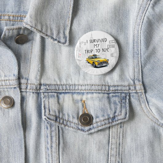 Ich habe meine Reise nach NYC überlebt (Benutzerde Button (Beispiel)