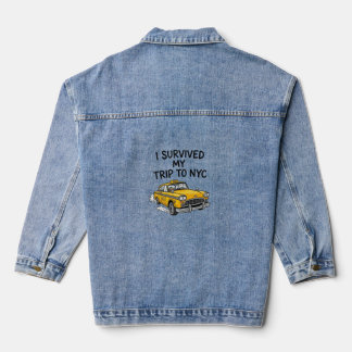 Ich habe meine Reise nach NYC überlebt, Lustiges N Jeansjacke
