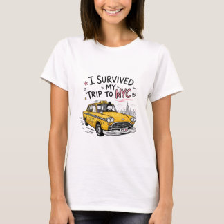 Ich habe meine Reise nach NYC überlebt, Lustiges N T-Shirt