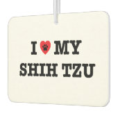 Ich habe meine Shih Tzu gehört Autolufterfrischer (Links)