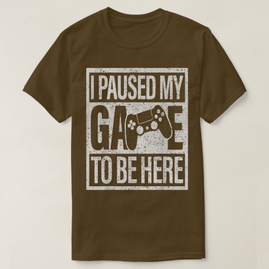 Ich habe meine Spielkonsole für Videospiele gestop T-Shirt (Design vorne)