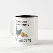 Ich habe meine Symptome gegoogelt, ich brauche ein Zweifarbige Tasse (Vorderseite Links)