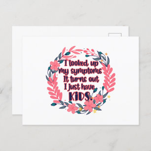 Ich habe meine Symptome nachgeschaut, es stellt si Postkarte