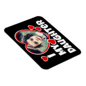 Ich habe meine Tochter Personalisiertes Foto gehör Magnet (Rechte Seite)