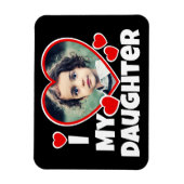 Ich habe meine Tochter Personalisiertes Foto gehör Magnet (Vertikal)