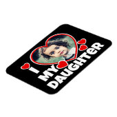 Ich habe meine Tochter Personalisiertes Foto gehör Magnet (Linke Seite)