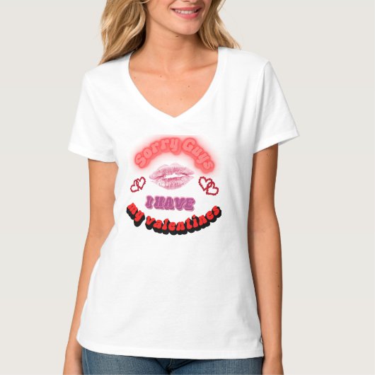 Ich habe meine Valentine T-Shirt (Vorderseite)
