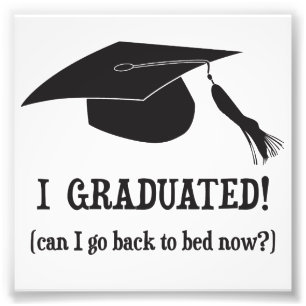 Ich habe meinen Abschluss gemacht! Kann ich jetzt  Fotodruck