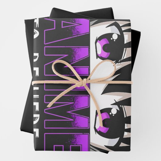 Ich habe meinen Anime angehalten, hier zu sein, is Geschenkpapier Set (Beispiel)