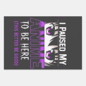 Ich habe meinen Anime angehalten, hier zu sein, is Geschenkpapier Set (Vorderseite)