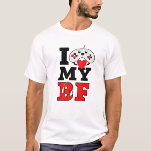 Ich habe meinen Bf Valentinstag Gamer Boyfriend Ma T-Shirt