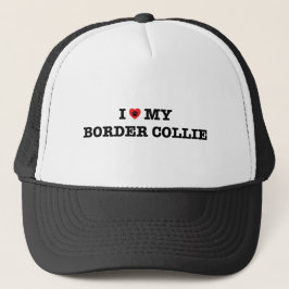 Ich habe meinen Border Collie Trucker Hat gehört Truckerkappe