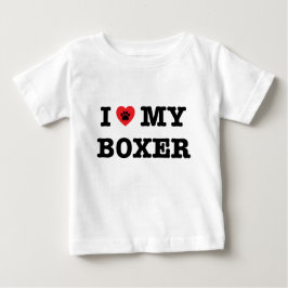 Ich habe meinen Boxer gehört Baby T-shirt