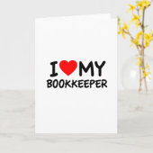 Ich habe meinen Buchhalter Liebe Karte (Gelbe Blume)