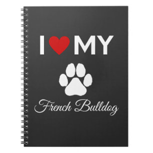 Ich habe meinen "Bulldog"-Sondertext Liebe Notizblock