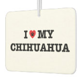 Ich habe meinen Chihuahua Car Air Freshener gehört Autolufterfrischer (Links)