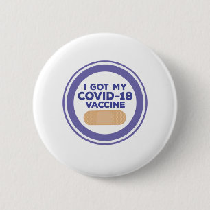 Ich habe meinen Covid-19-Impfstoff Got Button