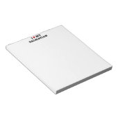 Ich habe meinen Dalmatiner Notepad geöffnet Notizblock (angewinkelt)