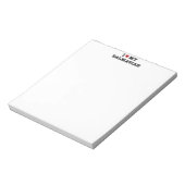 Ich habe meinen Dalmatiner Notepad geöffnet Notizblock (Rotiert)