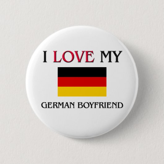 Ich habe meinen deutschen Freund Liebe Button (Vorderseite)