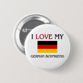 Ich habe meinen deutschen Freund Liebe Button (Vorne & Hinten)