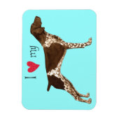 Ich habe meinen deutschen Kurzzeiger Liebe Magnet (Vertikal)