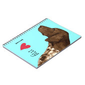 Ich habe meinen deutschen Kurzzeiger Liebe Notizblock (Linke Seite)