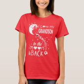 Ich habe meinen Enkel zum Mond und zurück Liebe T-Shirt (Vorderseite)