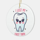 Ich habe meinen ersten Stand verloren, das 1. Keramik Ornament (Links)