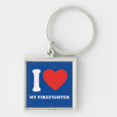 Ich habe meinen Feuerwehrmann Liebe Schlüsselanhänger (Vorne)