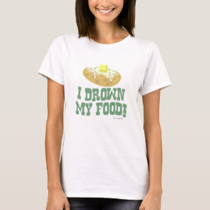 Ich habe meinen Food Funny Food Cartoon weggeworfe T-Shirt
