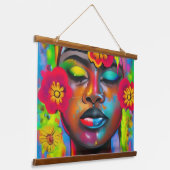 Ich habe meinen Frieden gefunden Wandteppich Mit Holzrahmen (Gewinkelt)