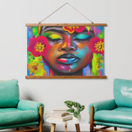 Ich habe meinen Frieden gefunden Wandteppich Mit Holzrahmen