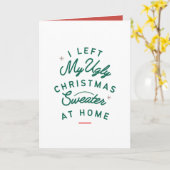 Ich habe meinen hässlichen Weihnachtskraut bei Zuh Karte (Gelbe Blume)