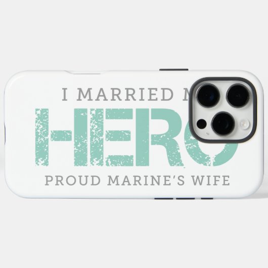 Ich habe meinen Helden Verheiratet - Marine's Ehef Case-Mate iPhone Hülle (Rückseite (Horizontal))