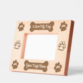 Ich habe meinen Hund mit ihrem Namen Liebe Geätzte Rahmen (Links)