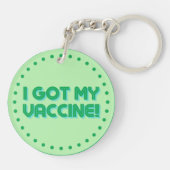 Ich habe meinen Impfstoff Got! Schlüsselanhänger (Rückseite)