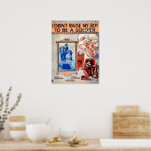 Ich habe meinen Jungen nicht dazu gebracht, Soldat Poster (Küche)