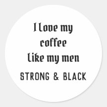 Ich habe meinen Kaffee Liebe