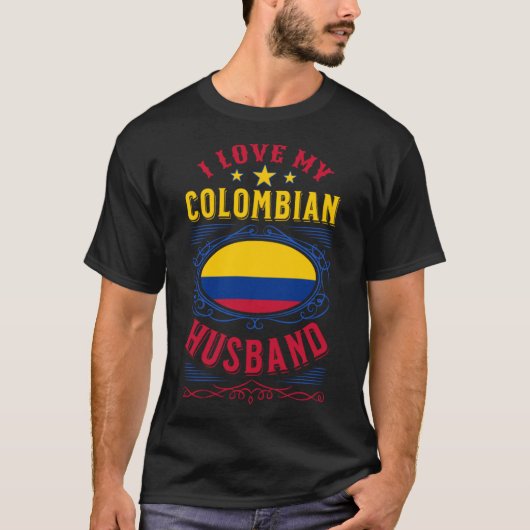 Ich habe meinen kolumbianischen Ehemann Liebe T-Shirt (Vorderseite)