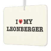 Ich habe meinen Leonberger Car Air Freshener gehör Autolufterfrischer (Links)