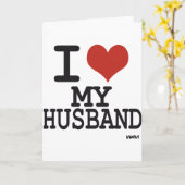 Ich habe meinen Mann Liebe Karte (Gelbe Blume)