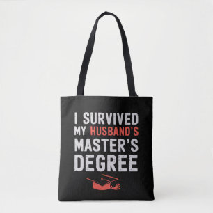 Ich habe meinen Manns Master-Abschlussfeier überle Tasche