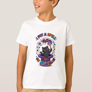 Ich habe meinen menschlichen Katzenhexen-Halloween T-Shirt