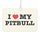 Ich habe meinen Pitbull Air Freshener gehört Autolufterfrischer (Rückseite)