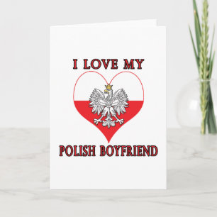 Ich habe meinen polnischen Freund Liebe Karte