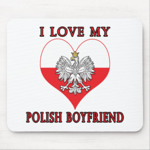 Ich habe meinen polnischen Freund Liebe Mousepad