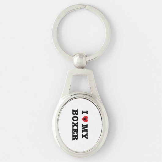 Ich habe meinen Schlüsselanhänger aus Boxermetall (Vorderseite)