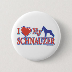 Ich habe meinen Schnauzer gehört Button