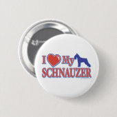 Ich habe meinen Schnauzer gehört Button (Vorne & Hinten)